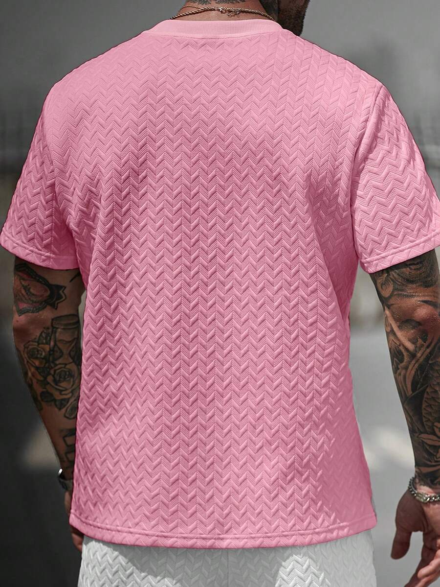 Camiseta Manfinity Jacquard — Foto 62