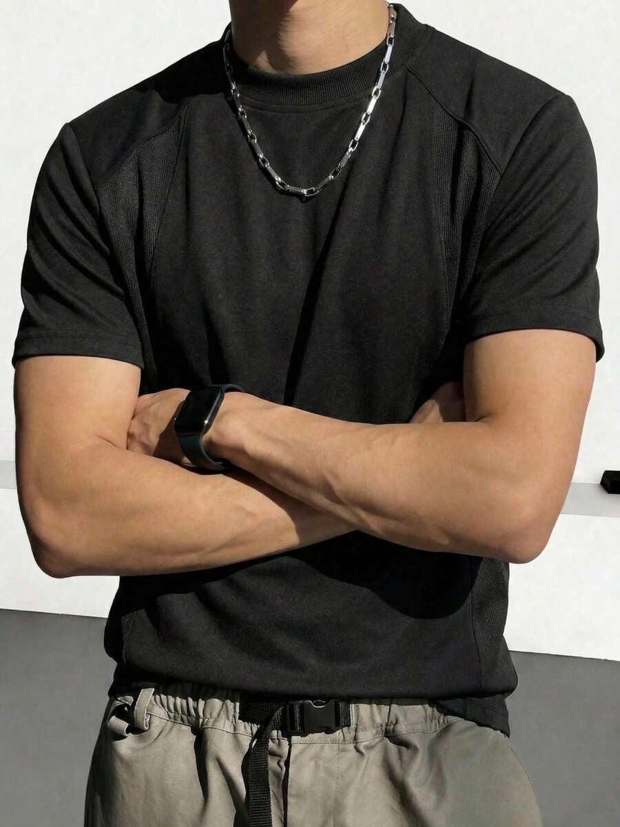 Camiseta Manfinity Textura — Foto 13