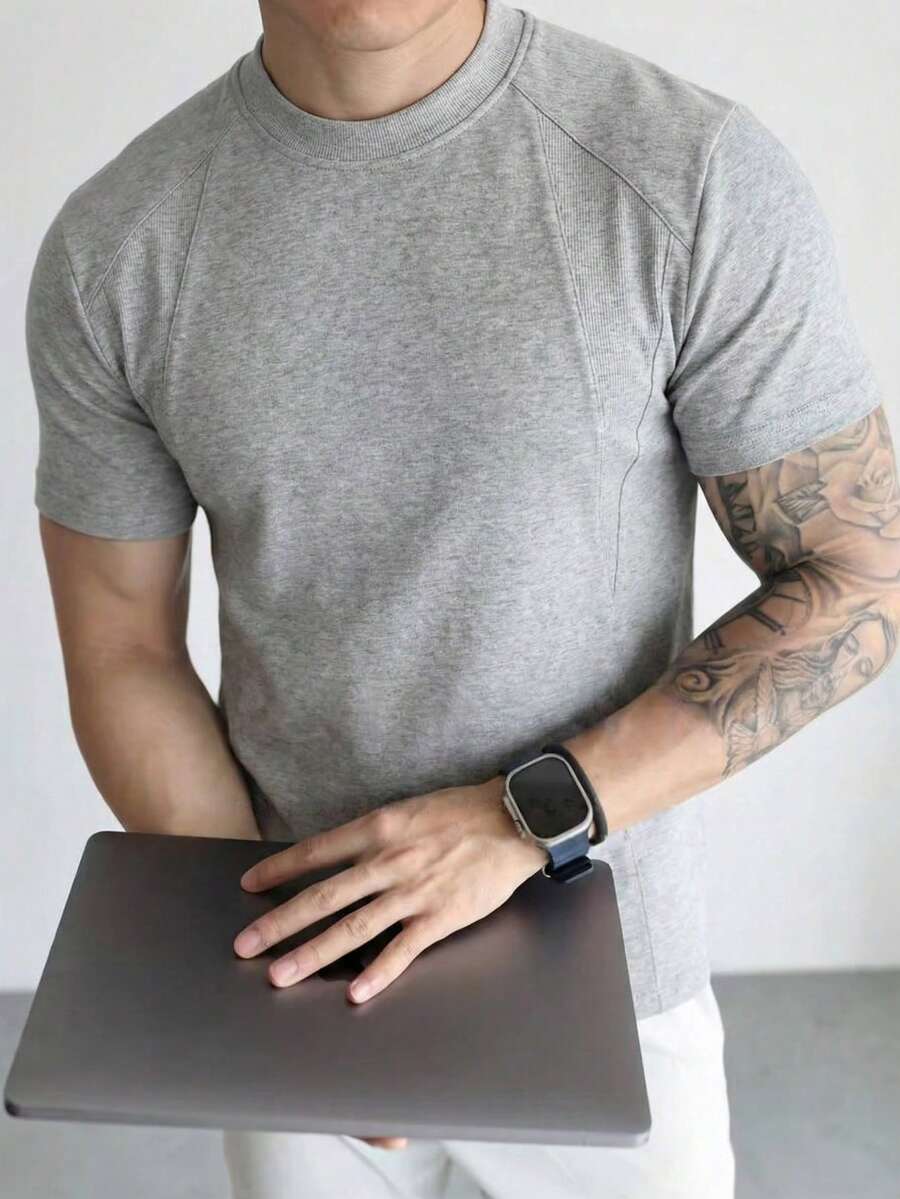 Camiseta Manfinity Textura — Foto 25