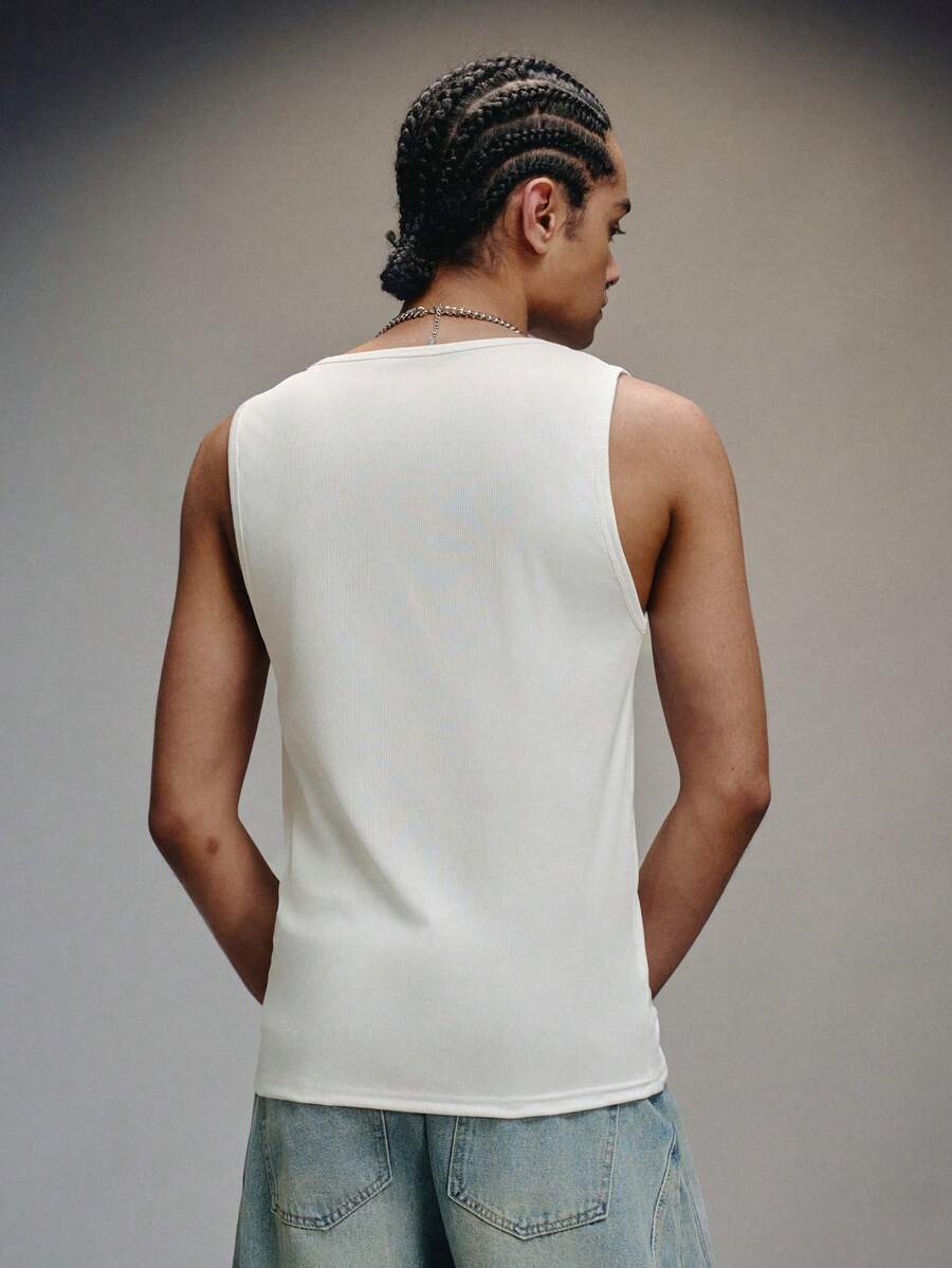 Regata Manfinity Studios Signature Ribbed Vest — Foto 4