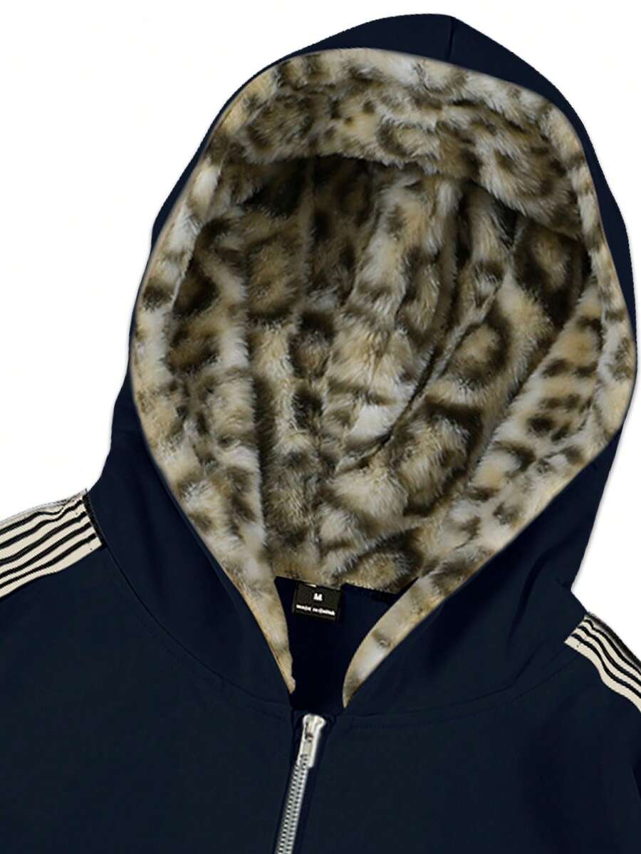 Moletom Manfinity Pelúcia Leopardo — Foto 3