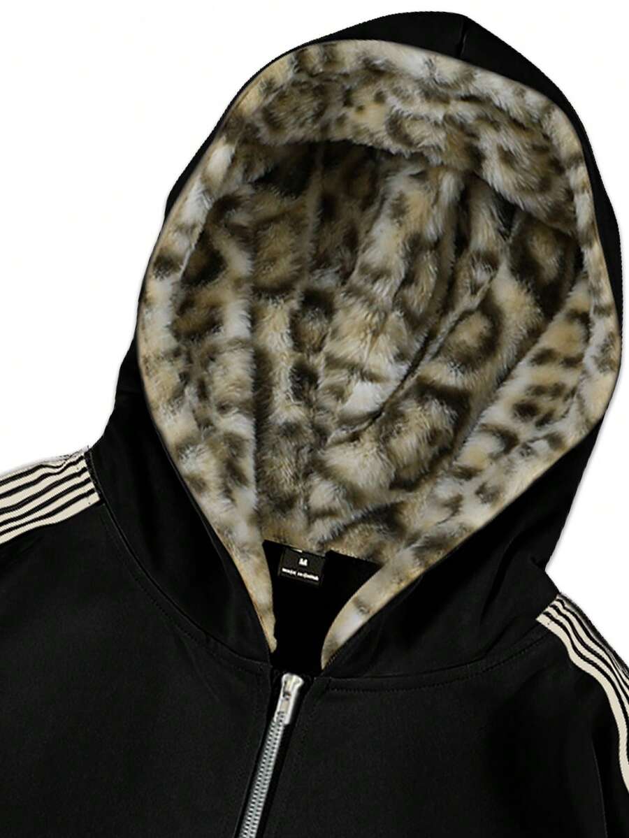 Moletom Manfinity Pelúcia Leopardo — Foto 10