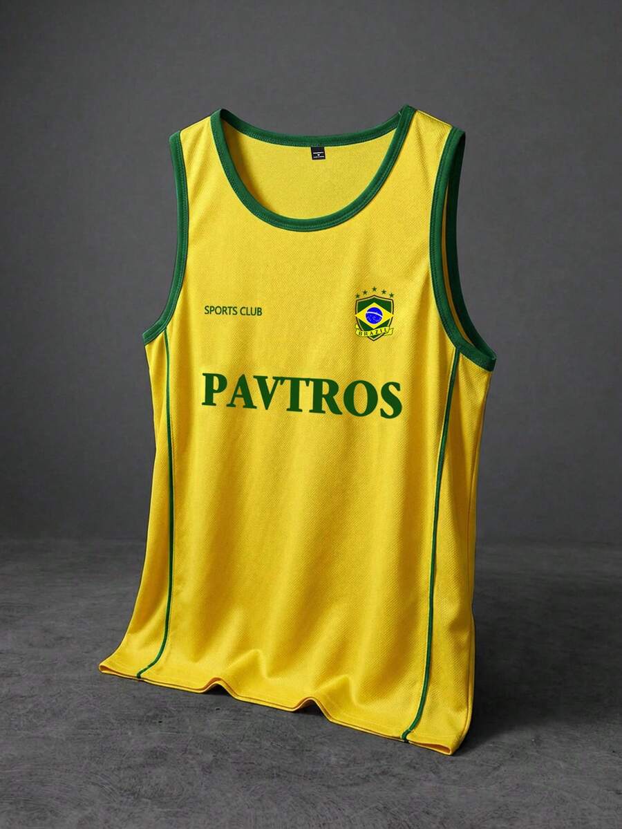 Regata Manfinity Studios Brasil Retro Jersey Vest — Foto 1