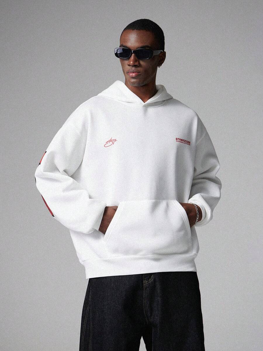 Moletom Manfinity Studios Arch Hoodie — Foto 1