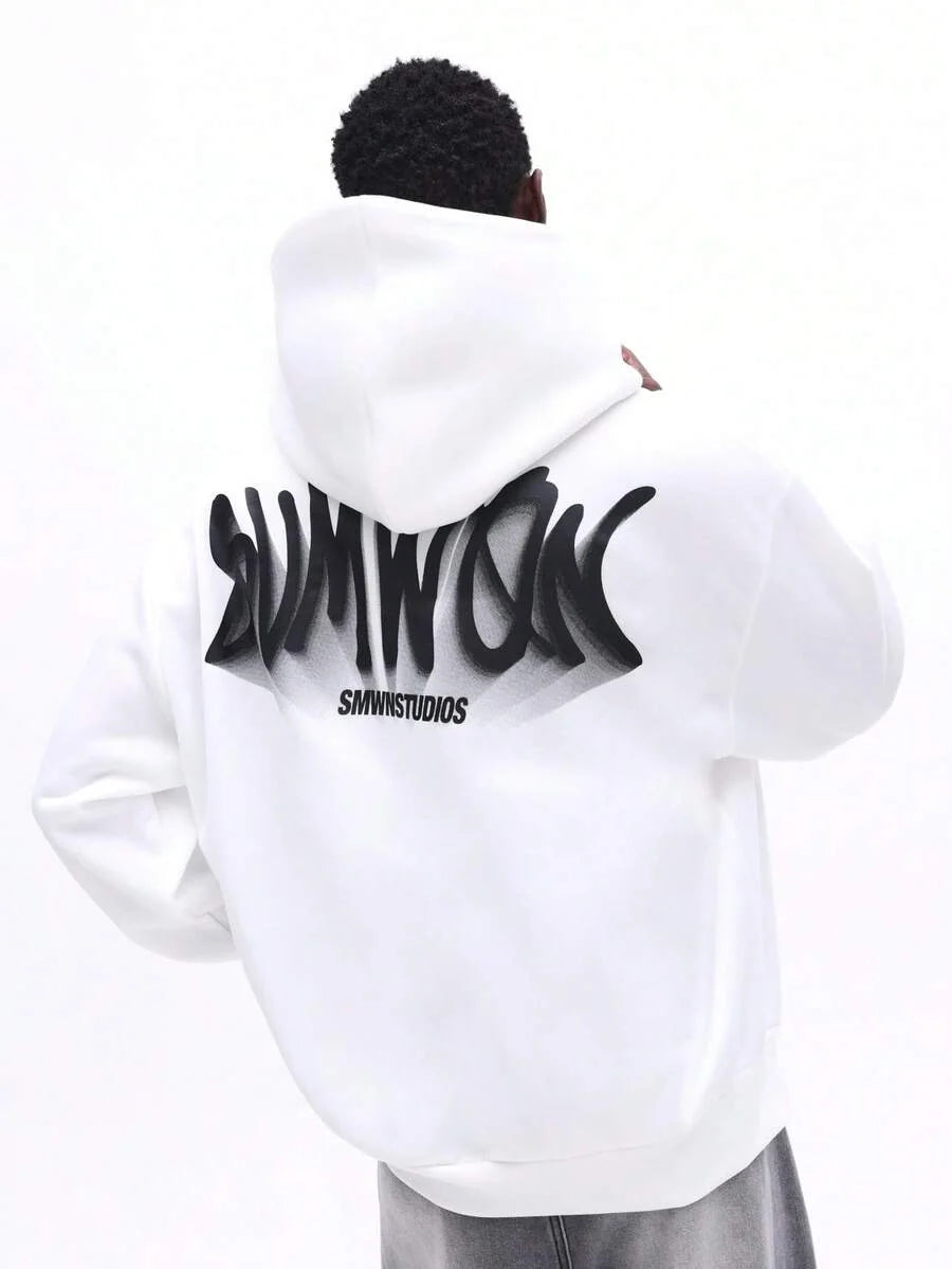 Moletom Manfinity Studios 3D Gradient Hoodie — Foto 8