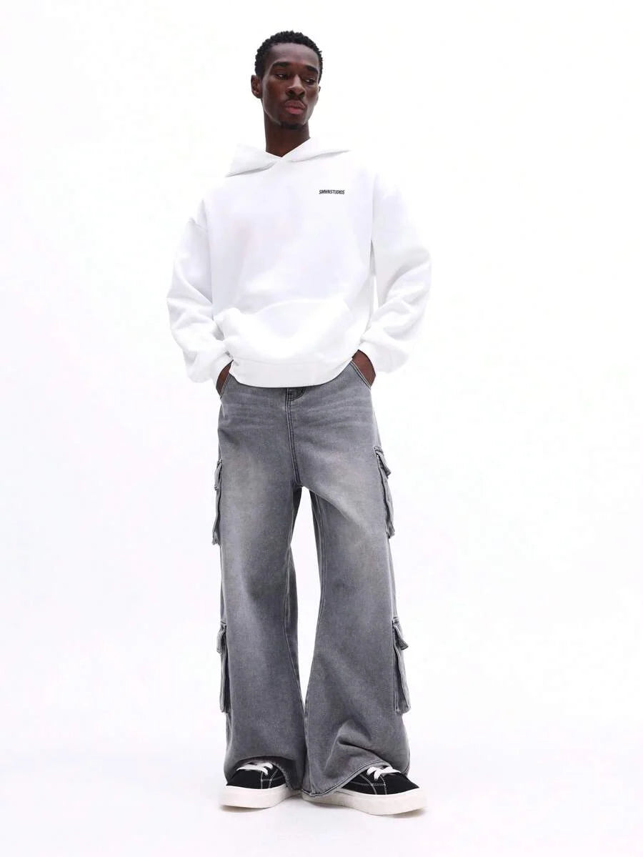 Moletom Manfinity Studios 3D Gradient Hoodie — Foto 10
