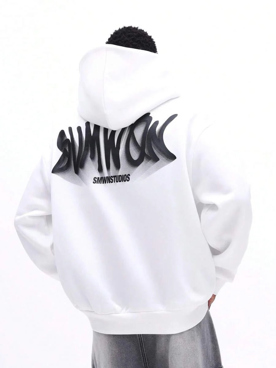 Moletom Manfinity Studios 3D Gradient Hoodie — Foto 13