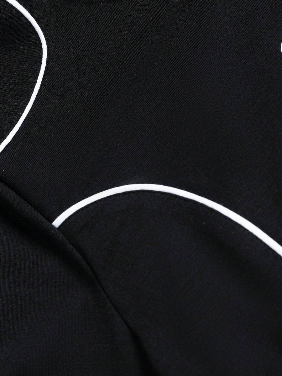Camiseta Manfinity Folgado Estampa Gráfica Recorte — Foto 7