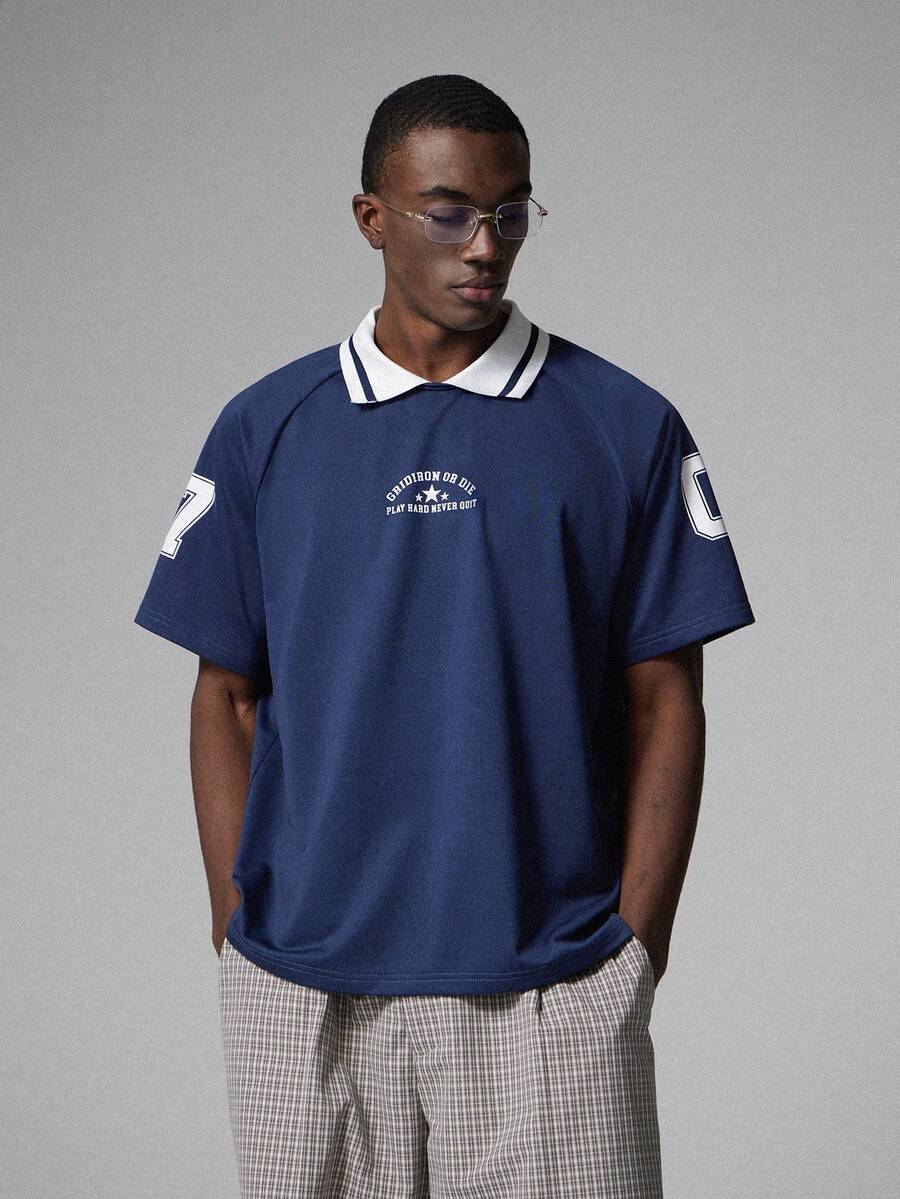 Camiseta Polo Manfinity OOTD — Foto 4