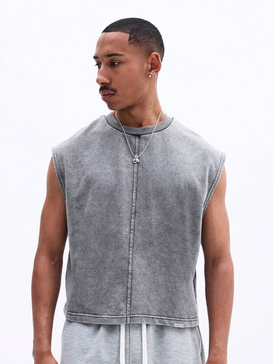 Regata Manfinity Studios Acid Wash Vest — Foto 4