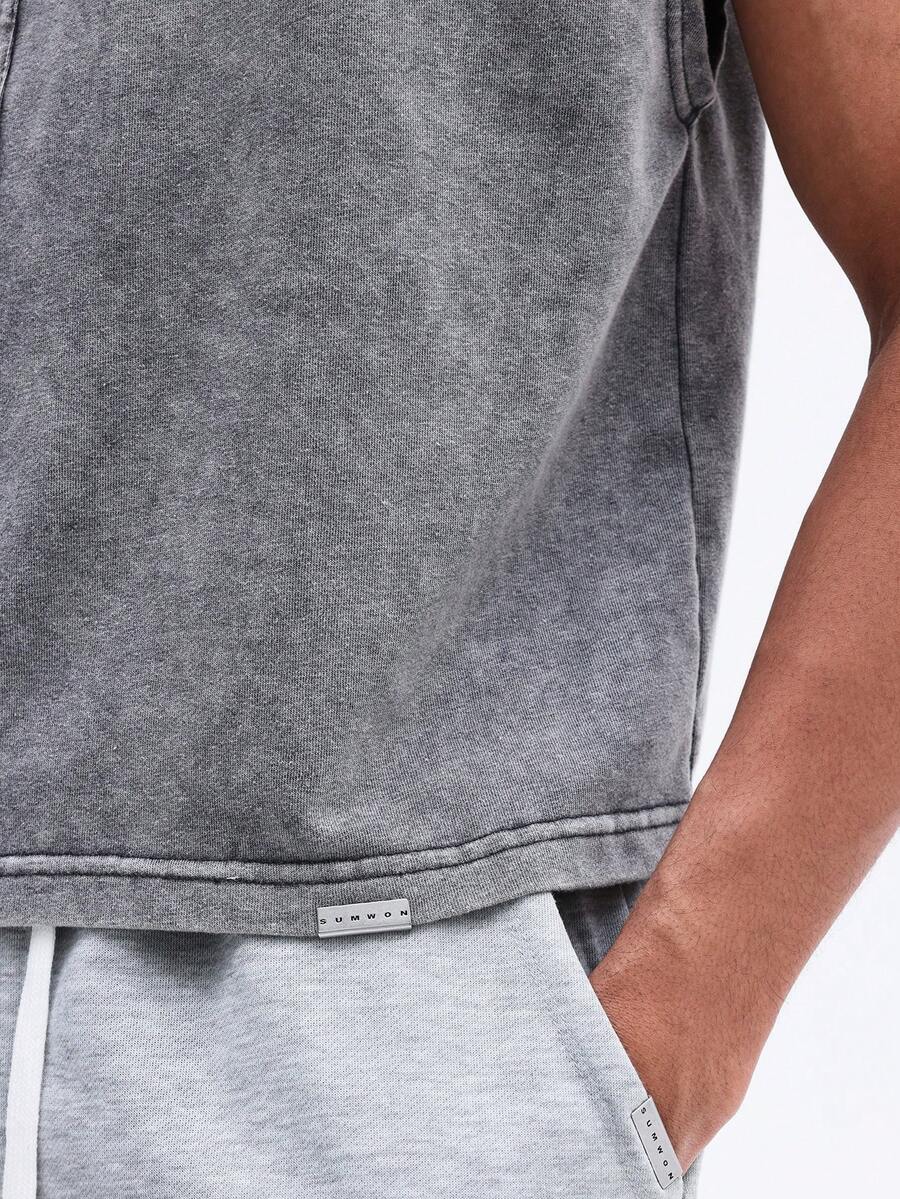 Regata Manfinity Studios Acid Wash Vest — Foto 6