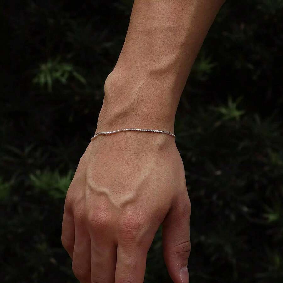 Pulseira Manfinity Venetian Silver — Foto 2