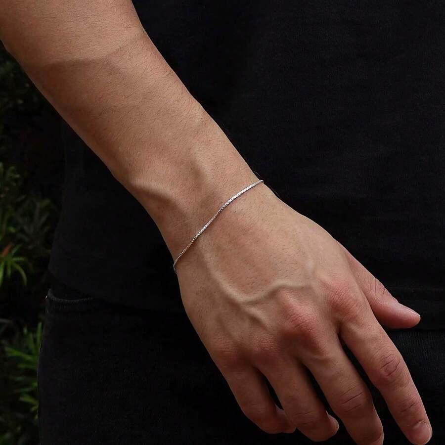 Pulseira Manfinity Venetian Silver — Foto 3