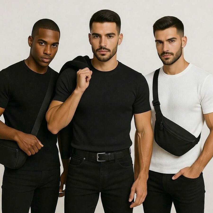Kit Manfinity Rib Americana 3 Camisetas — Foto 11