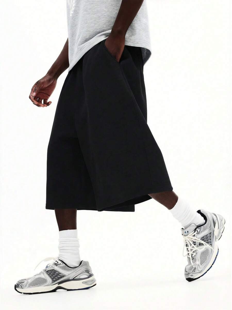 Bermuda Moletom Manfinity Studios Essential Oversized Jorts — Foto 12
