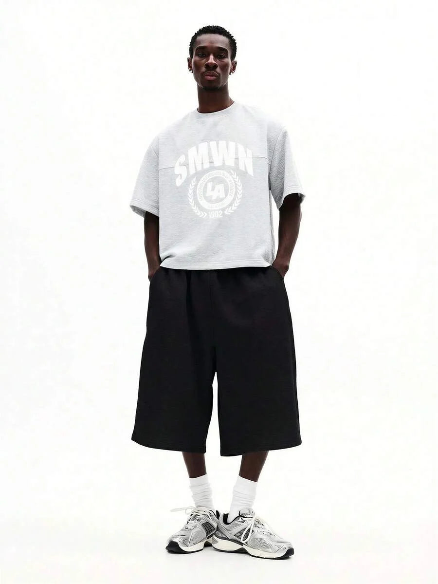 Bermuda Moletom Manfinity Studios Essential Oversized Jorts — Foto 13