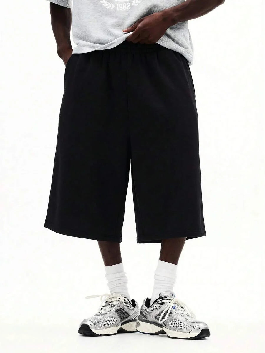 Bermuda Moletom Manfinity Studios Essential Oversized Jorts — Foto 14