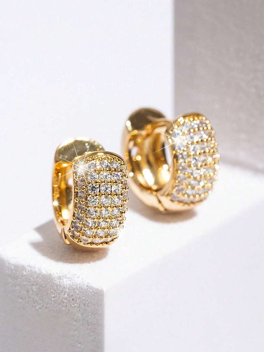 Brincos Manfinity Argola Zircônia — Foto 3