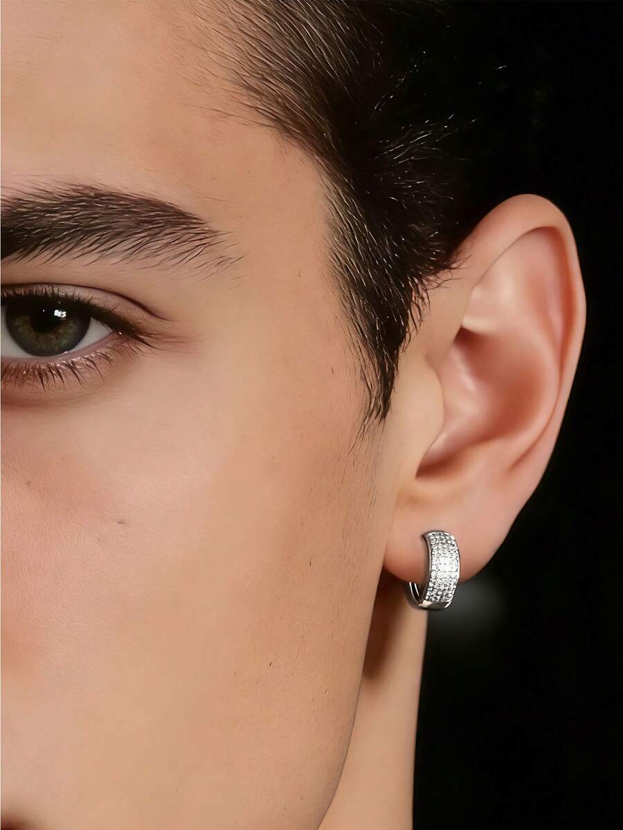 Brincos Manfinity Argola Zircônia — Foto 4