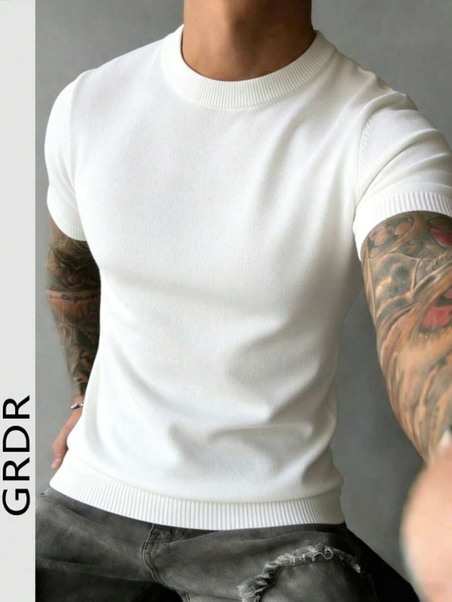 Camiseta Manfinity Listrada — Foto 25