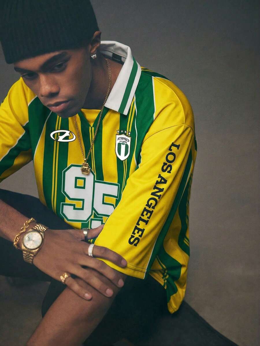 Camisa Polo Manfinity Studios AthPrep Jersey — Foto 9
