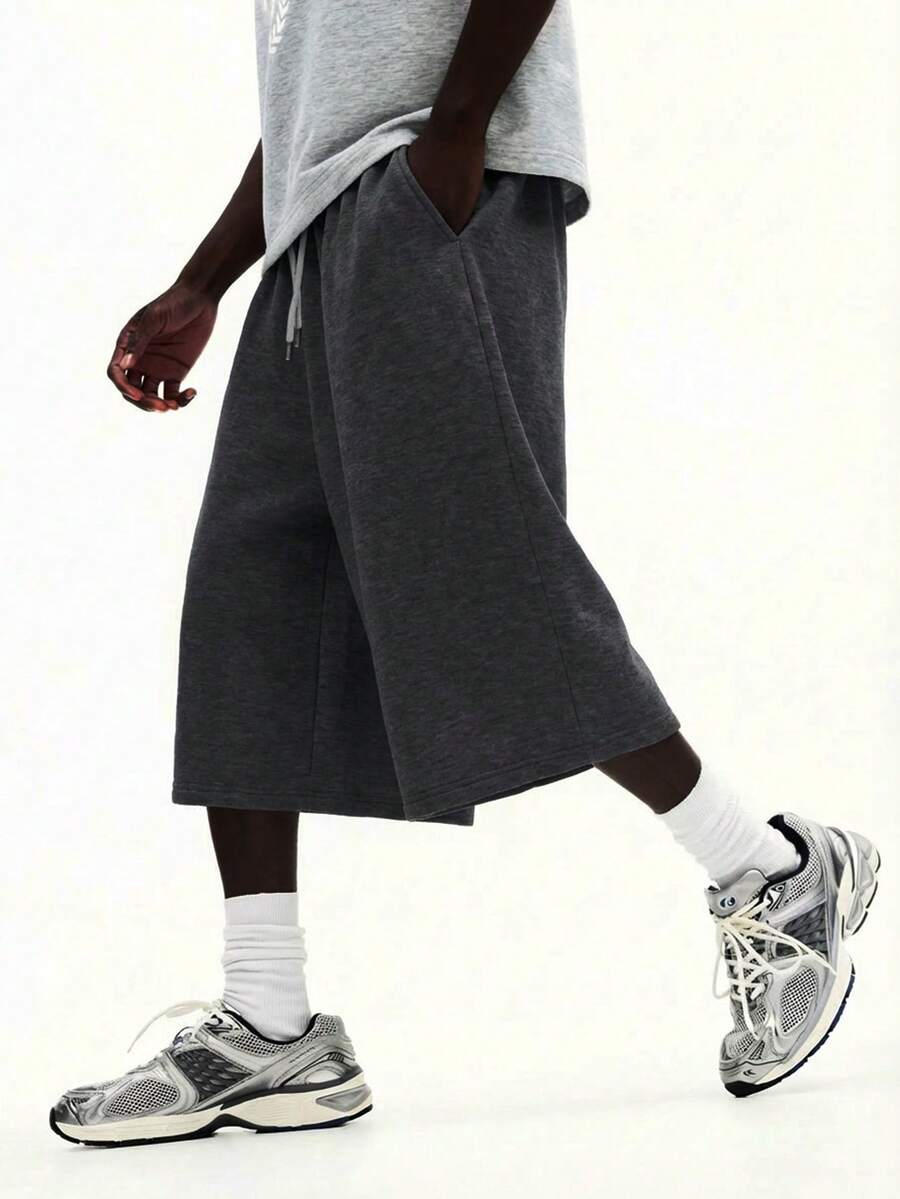 Bermuda Moletom Manfinity Studios Essential Oversized Jorts — Foto 7