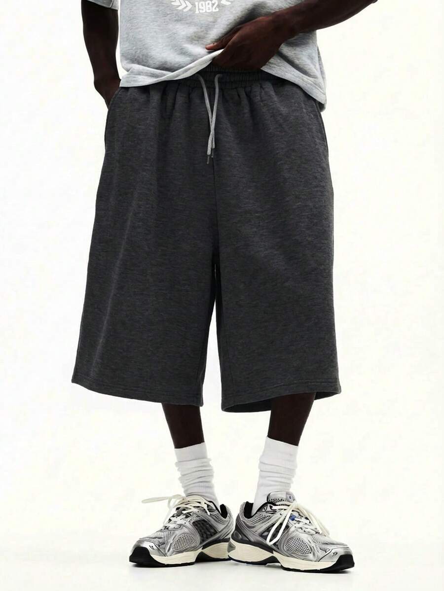 Bermuda Moletom Manfinity Studios Essential Oversized Jorts — Foto 9