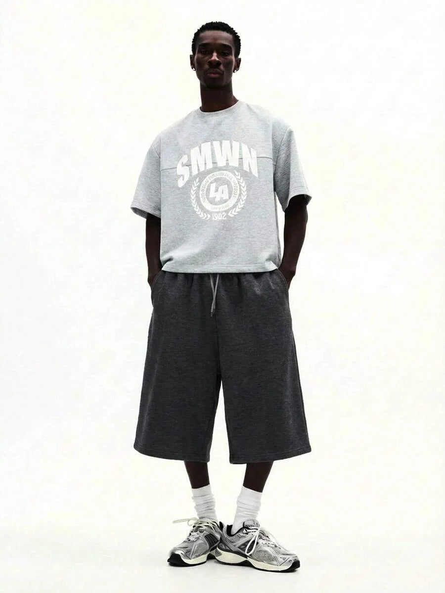 Bermuda Moletom Manfinity Studios Essential Oversized Jorts — Foto 10