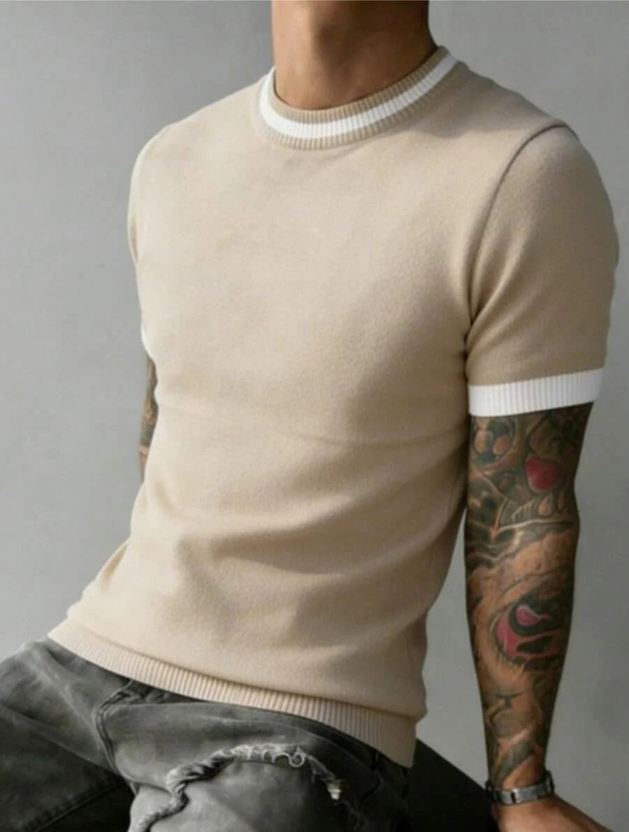 Camiseta Manfinity Listrada — Foto 45