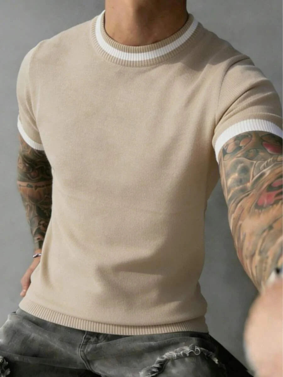 Camiseta Manfinity Listrada — Foto 47