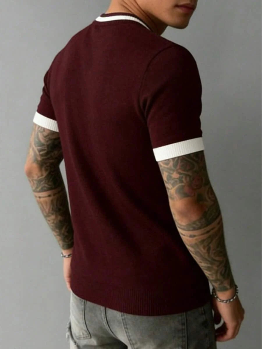 Camiseta Manfinity Listrada — Foto 55