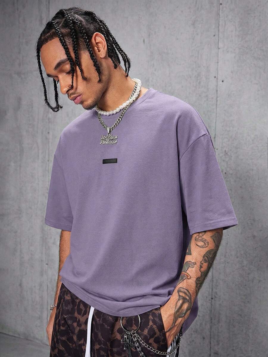 Camiseta Manfinity Ombros Caídos — Foto 43