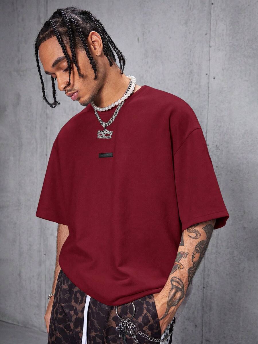 Camiseta Manfinity Ombros Caídos — Foto 48