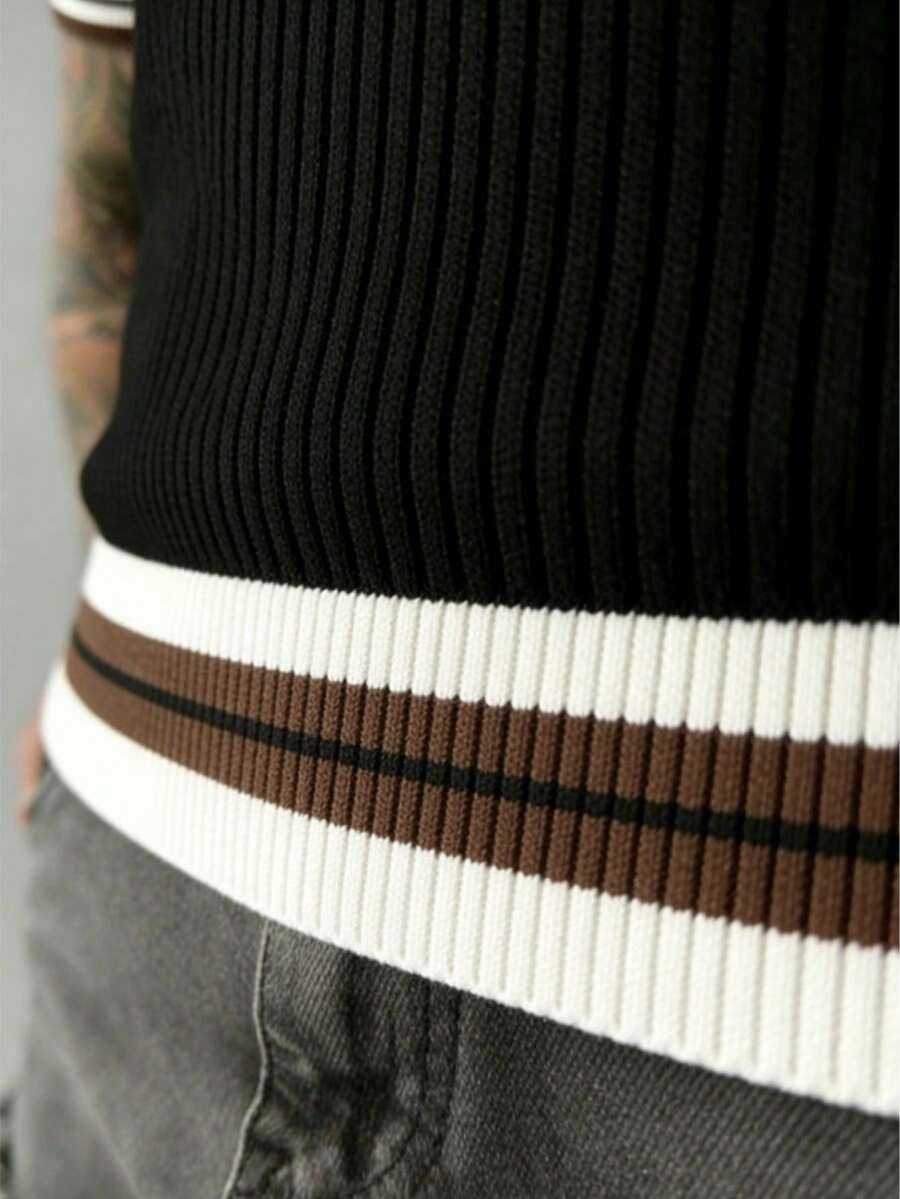 Camiseta Manfinity Listrada — Foto 38