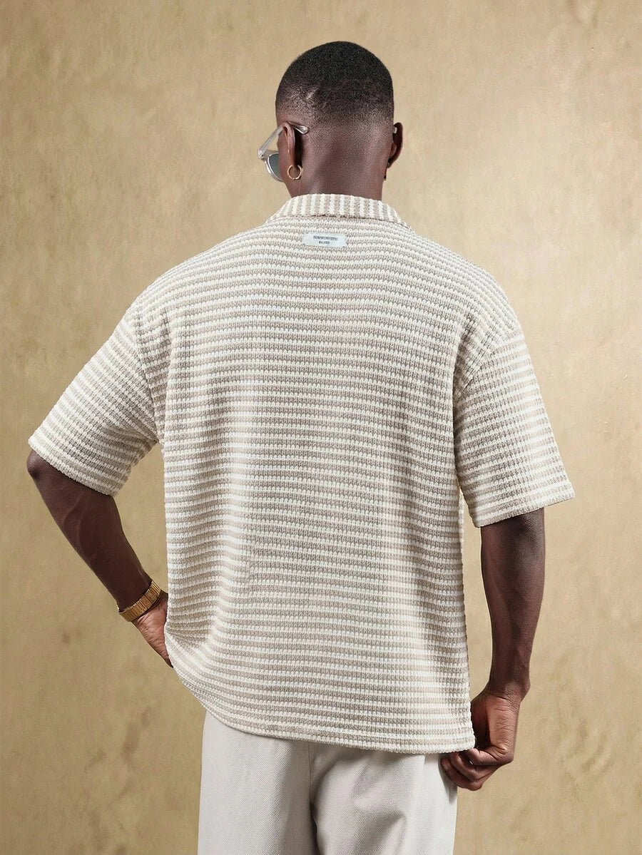 Camisa Polo Manfinity Studios Waffle Knit Polo — Foto 42
