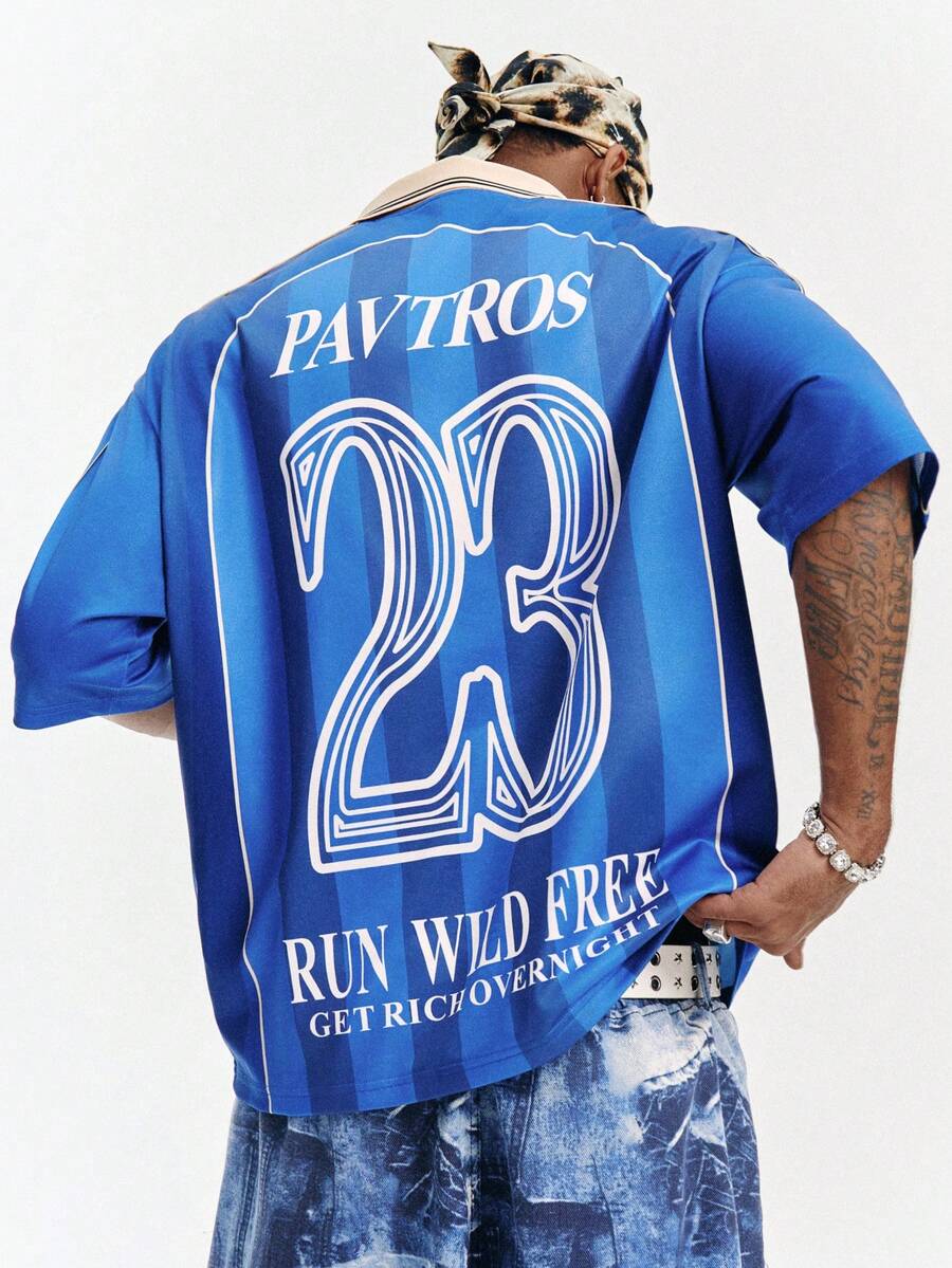 Camisa Polo Manfinity Studios Wild Free Jersey — Foto 3