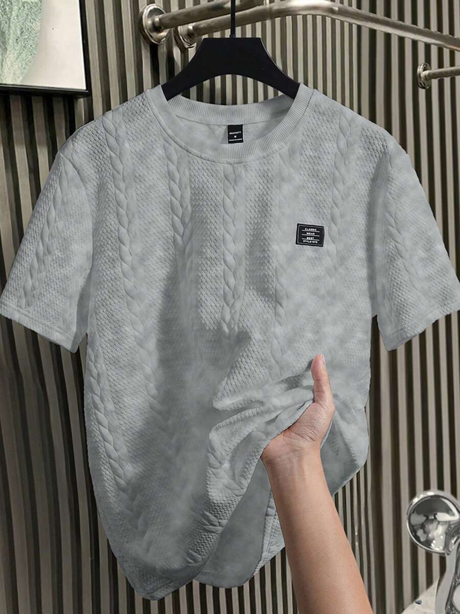 Camiseta Manfinity Textura Verão — Foto 10