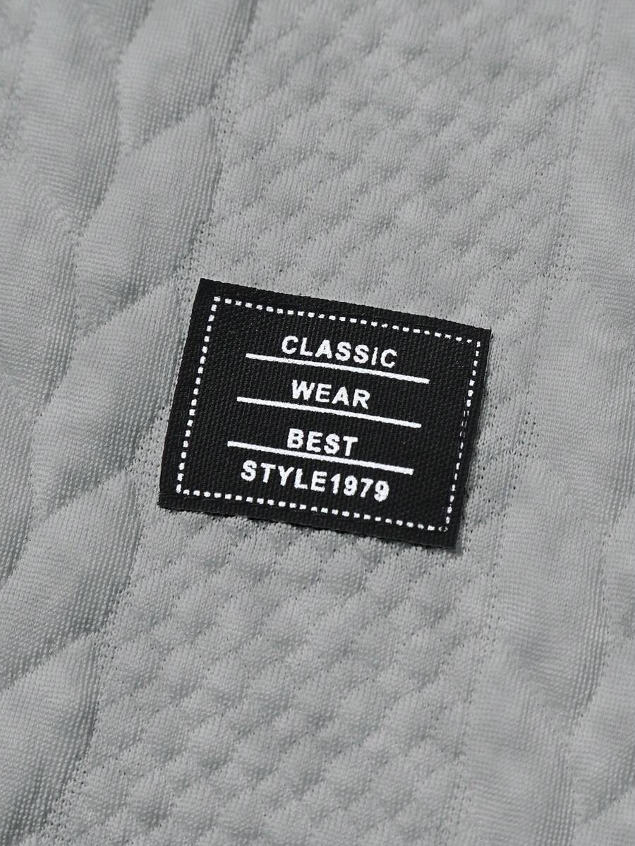 Camiseta Manfinity Textura Verão — Foto 12