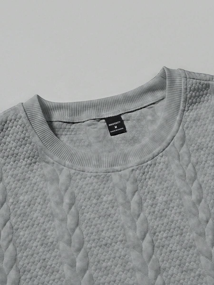 Camiseta Manfinity Textura Verão — Foto 16