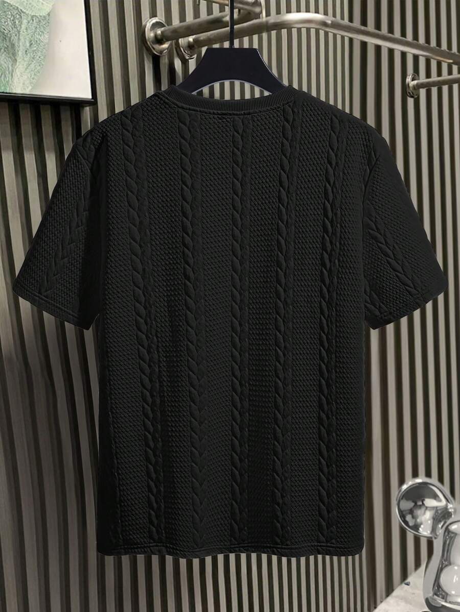 Camiseta Manfinity Textura Verão — Foto 18