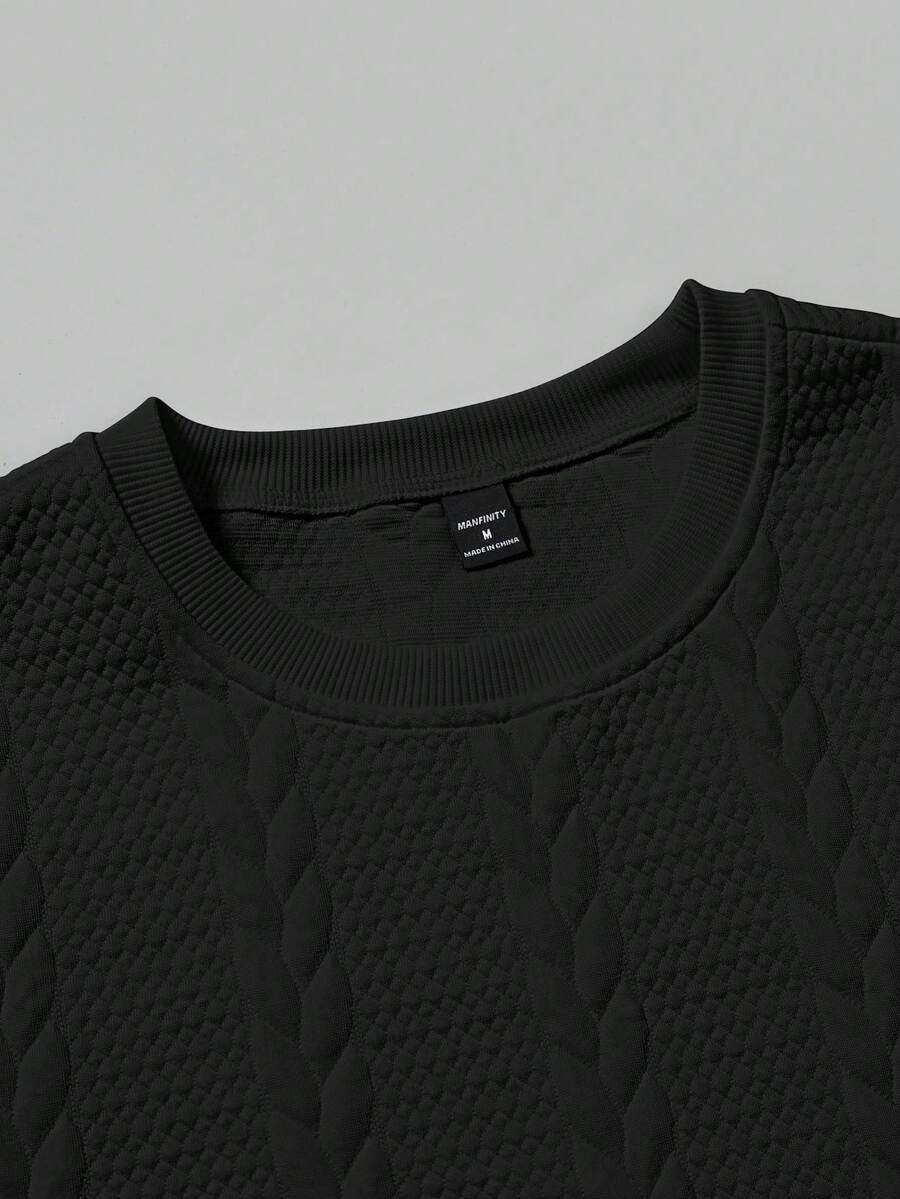 Camiseta Manfinity Textura Verão — Foto 20