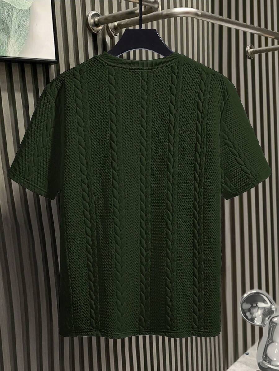 Camiseta Manfinity Textura Verão — Foto 32