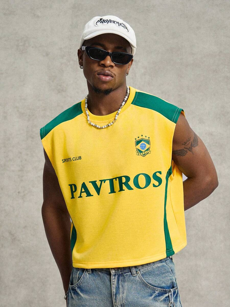 Regata Manfinity Studios Brasil Retro Panel Vest — Foto 1