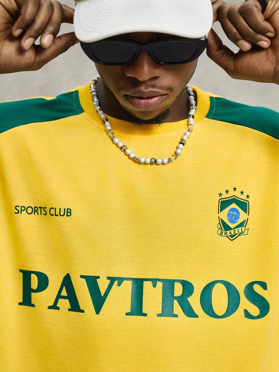 Regata Manfinity Studios Brasil Retro Panel Vest — Foto 7