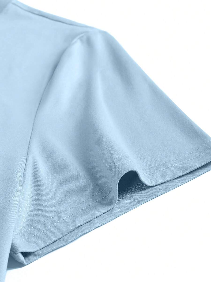Camiseta Manfinity Gola Minimal — Foto 32