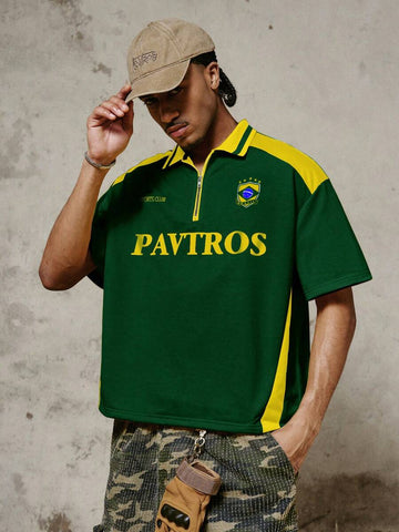 Camisa Polo Manfinity Studios Brazil Football Jersey — Foto 1