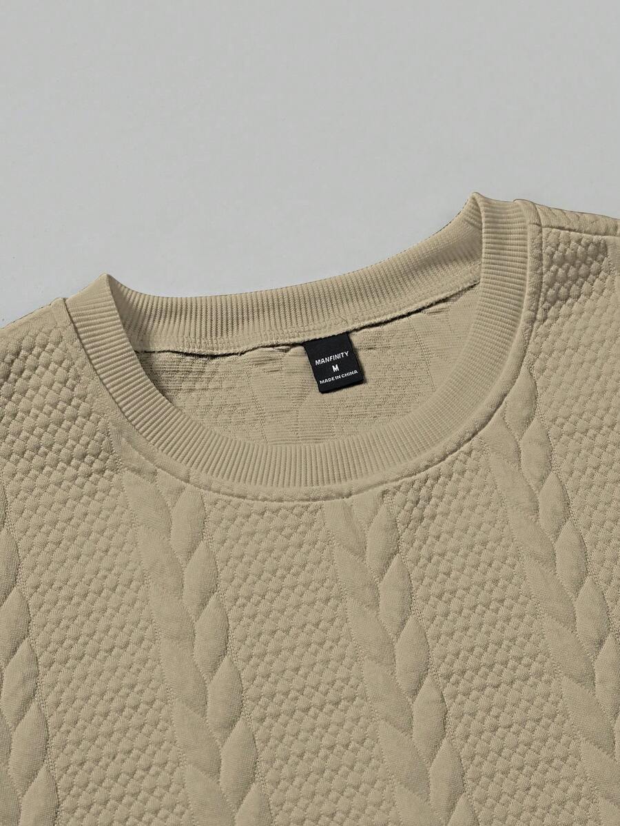 Camiseta Manfinity Textura Verão — Foto 43