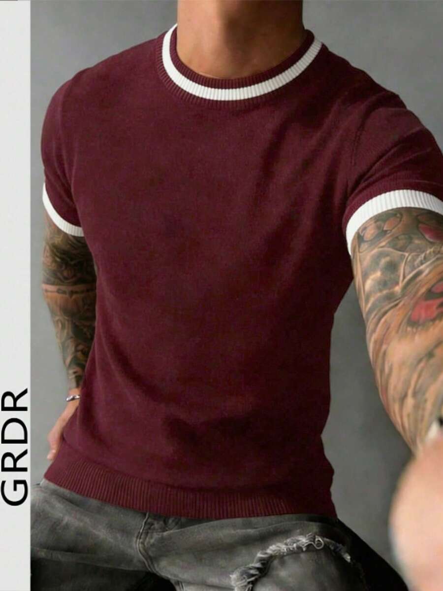 Camiseta Manfinity Listrada — Foto 53