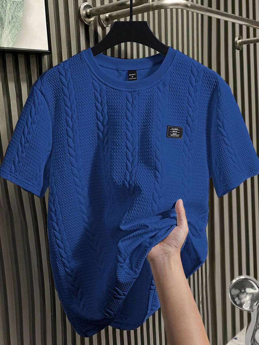 Camiseta Manfinity Textura Verão — Foto 51
