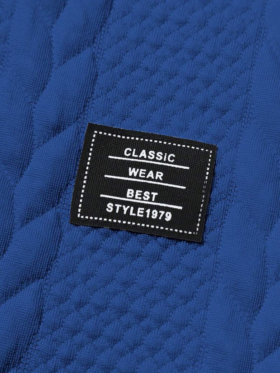 Camiseta Manfinity Textura Verão — Foto 55